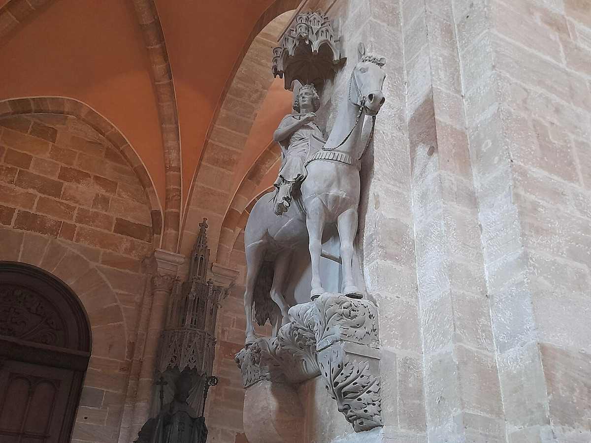 Der Bamberger Reiter im Dom
