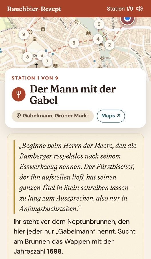 Meister Veit liest seinen Brief vor